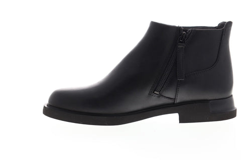 Camper Iman K400347-001 Womens Black Leather Zipper Casual Dress Boots Shoes