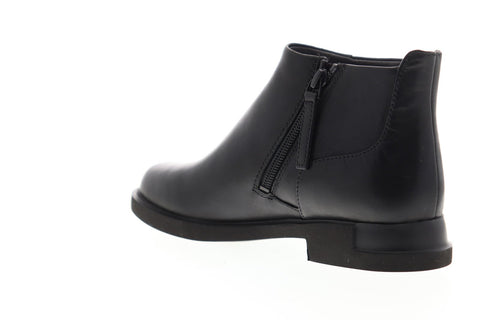 Camper Iman K400347-001 Womens Black Leather Zipper Casual Dress Boots Shoes