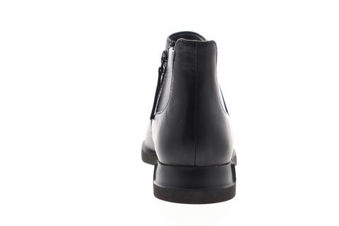 Camper Iman K400347-001 Womens Black Leather Zipper Casual Dress Boots Shoes
