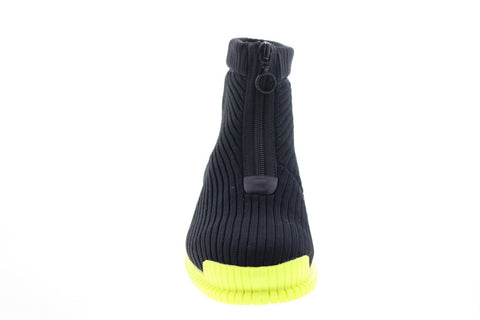 Camper Pix K400356-003 Womens Black Yellow Canvas Zipper Chelsea Boots