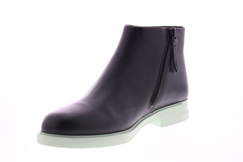 Camper Iman K400357-002 Womens Black Leather Zipper Casual Dress Boots