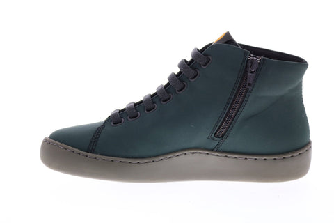 Camper Peu Touring K400374-007 Womens Green Canvas Euro Sneakers Shoes