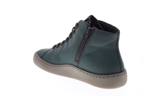 Camper Peu Touring K400374-007 Womens Green Canvas Euro Sneakers Shoes