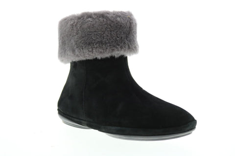 Camper Right Nina K400378-001 Womens Black Suede Casual Dress Boots