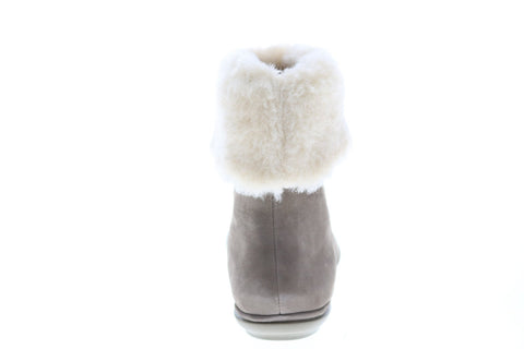 Camper Right Nina K400378-002 Womens Gray Nubuck Ankle & Booties Boots