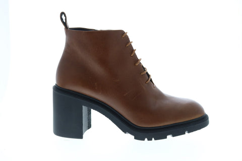 Camper Whitnee K400381-002 Womens Brown Leather Ankle & Booties Boots