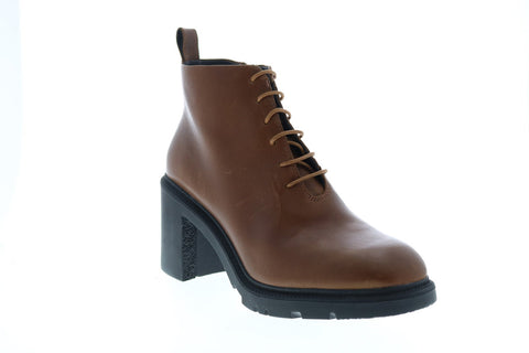 Camper Whitnee K400381-002 Womens Brown Leather Ankle & Booties Boots