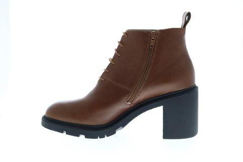 Camper Whitnee K400381-002 Womens Brown Leather Ankle & Booties Boots