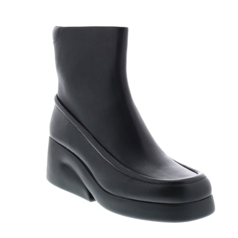 Camper Kaah K400384-001 Womens Black Leather Zipper Casual Dress Boots