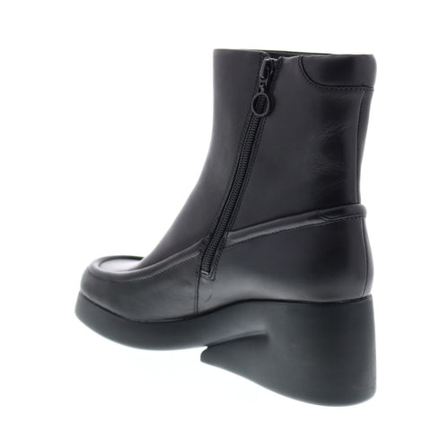 Camper Kaah K400384-001 Womens Black Leather Zipper Casual Dress Boots