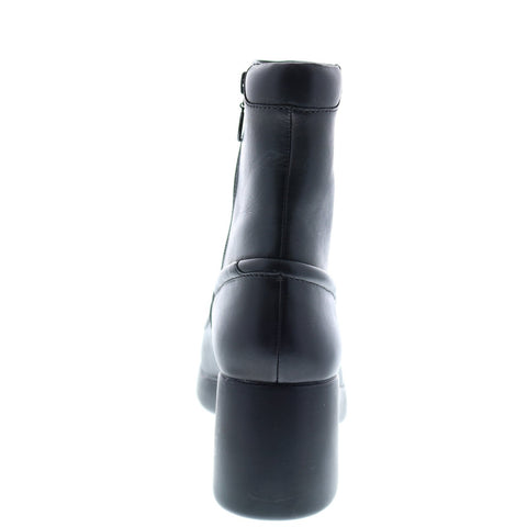 Camper Kaah K400384-001 Womens Black Leather Zipper Casual Dress Boots