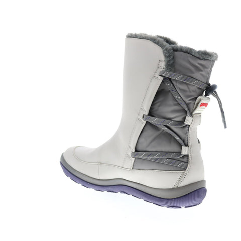 Camper Peu Pista Gm K400386-002 Womens Beige Leather Casual Dress Boots