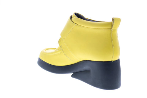 Camper Kaah K400396-002 Womens Yellow Synthetic Strap Casual Dress Boots