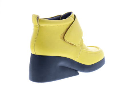 Camper Kaah K400396-002 Womens Yellow Synthetic Strap Casual Dress Boots
