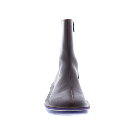 Camper Formiga K400405-002 Womens Brown Leather Zipper Dress Boots
