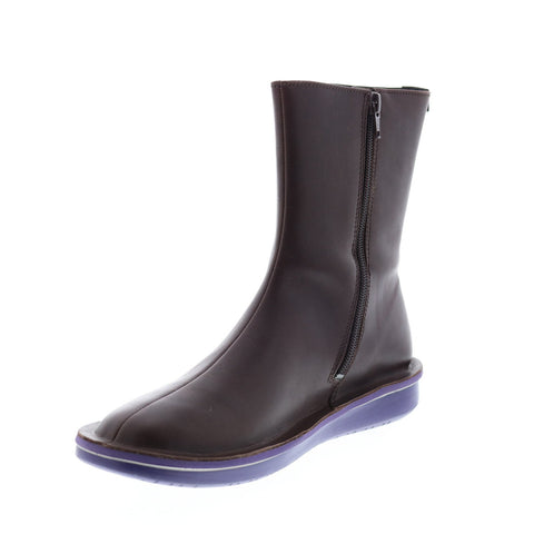 Camper Formiga K400405-002 Womens Brown Leather Zipper Dress Boots