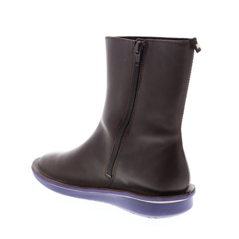 Camper Formiga K400405-002 Womens Brown Leather Zipper Dress Boots
