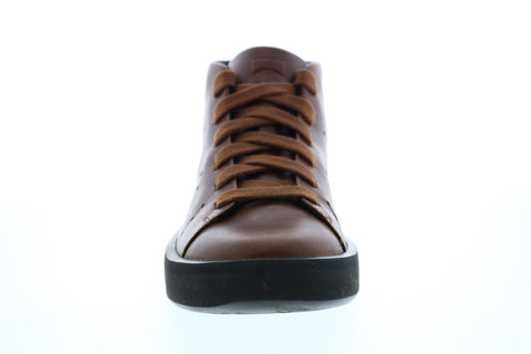 Camper Courb K400406-004 Womens Brown Leather Lace Up Euro Sneakers Shoes