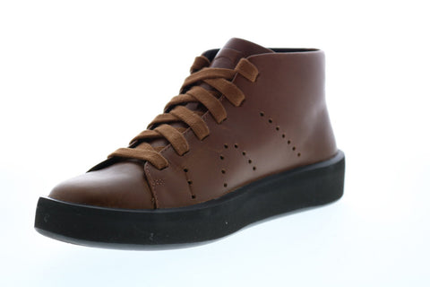 Camper Courb K400406-004 Womens Brown Leather Lace Up Euro Sneakers Shoes