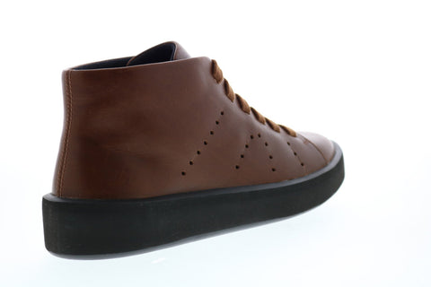 Camper Courb K400406-004 Womens Brown Leather Lace Up Euro Sneakers Shoes