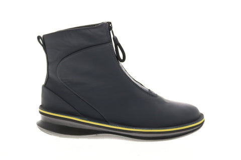 Camper Rolling K400410-005 Womens Gray Leather Zipper Casual Dress Boots