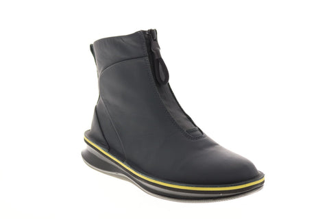 Camper Rolling K400410-005 Womens Gray Leather Zipper Casual Dress Boots
