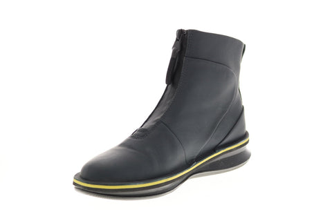 Camper Rolling K400410-005 Womens Gray Leather Zipper Casual Dress Boots