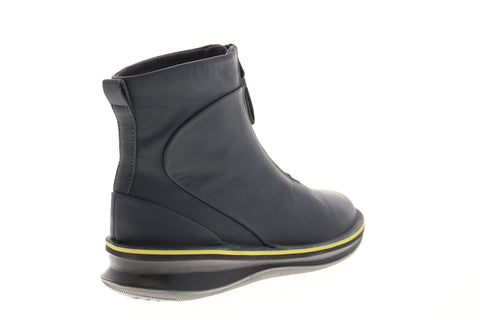 Camper Rolling K400410-005 Womens Gray Leather Zipper Casual Dress Boots