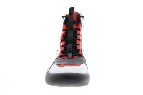 Camper Abs K400417-001 Womens White Red Leather Lace Up Euro Sneakers Shoes