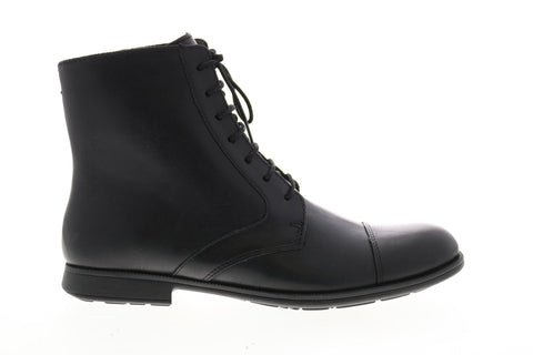 Camper 1913 K400418-001 Womens Black Leather Lace Up Casual Dress Boots