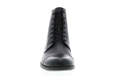 Camper 1913 K400418-001 Womens Black Leather Lace Up Casual Dress Boots