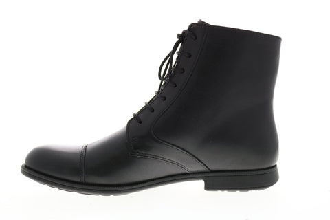 Camper 1913 K400418-001 Womens Black Leather Lace Up Casual Dress Boots