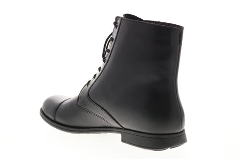 Camper 1913 K400418-001 Womens Black Leather Lace Up Casual Dress Boots