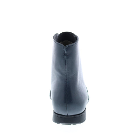 Camper 1913 K400418-003 Womens Blue Leather Lace Up Casual Dress Boots