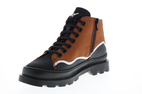 Camper TWS K400419-002 Womens Black Canvas Lace Up Casual Dress Boots