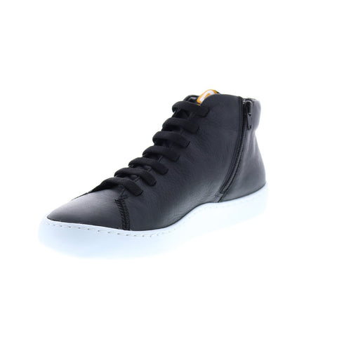 Camper Peu Touring K400422-003 Womens Black Leather Euro Sneakers Shoes