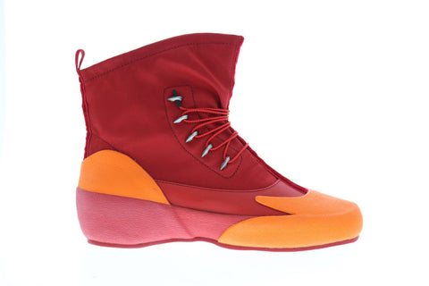 Camper Together with Kiko Kostadinov K400431-001 Womens Red Leather Boots
