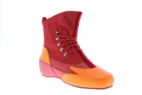 Camper Together with Kiko Kostadinov K400431-001 Womens Red Leather Boots
