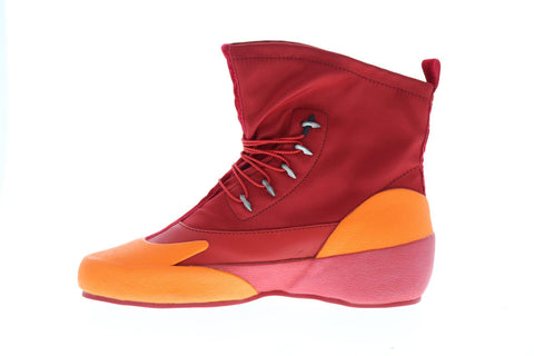 Camper Together with Kiko Kostadinov K400431-001 Womens Red Leather Boots