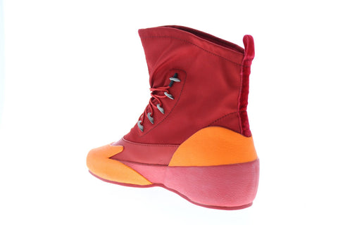 Camper Together with Kiko Kostadinov K400431-001 Womens Red Leather Boots