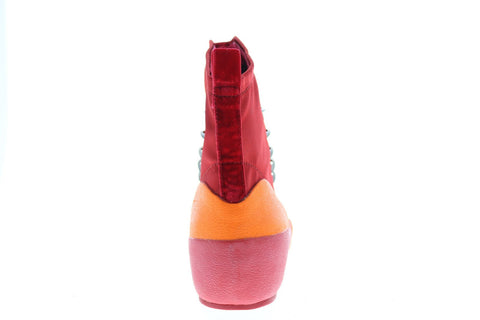 Camper Together with Kiko Kostadinov K400431-001 Womens Red Leather Boots