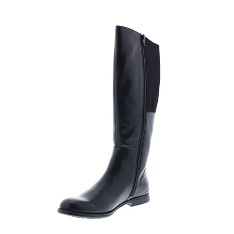 Camper Mil K400451-001 Womens Black Leather Zipper Dress Boots
