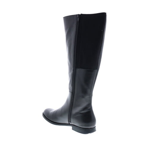 Camper Mil K400451-001 Womens Black Leather Zipper Dress Boots