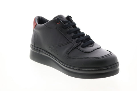Camper Runner Up K400491-002 Womens Black Leather Lace Up Euro Sneakers Shoes