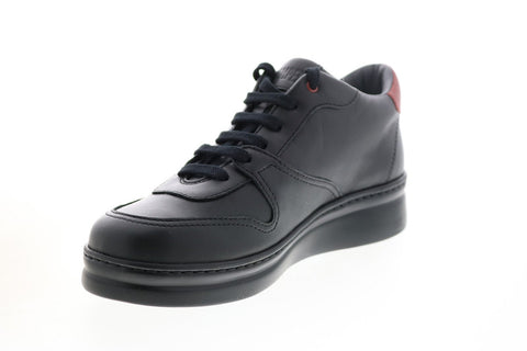 Camper Runner Up K400491-002 Womens Black Leather Lace Up Euro Sneakers Shoes