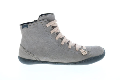 Camper Peu Cami K400509-003 Womens Gray Leather Lace Up Euro Sneakers Shoes