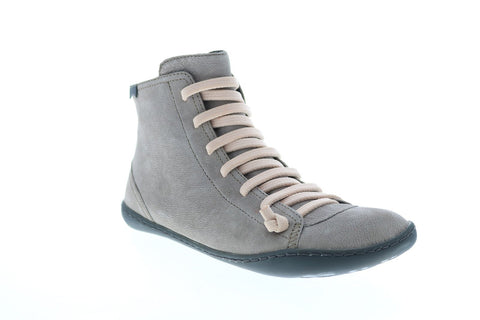 Camper Peu Cami K400509-003 Womens Gray Leather Lace Up Euro Sneakers Shoes
