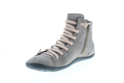 Camper Peu Cami K400509-003 Womens Gray Leather Lace Up Euro Sneakers Shoes