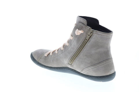 Camper Peu Cami K400509-003 Womens Gray Leather Lace Up Euro Sneakers Shoes