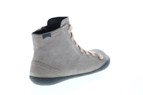 Camper Peu Cami K400509-003 Womens Gray Leather Lace Up Euro Sneakers Shoes
